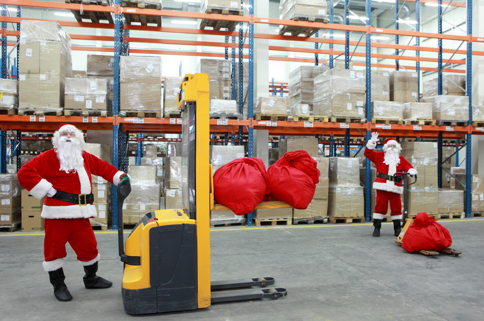 warehouse during peak season